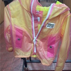 Burberry Kids Pink and Yellow Swim Coverup